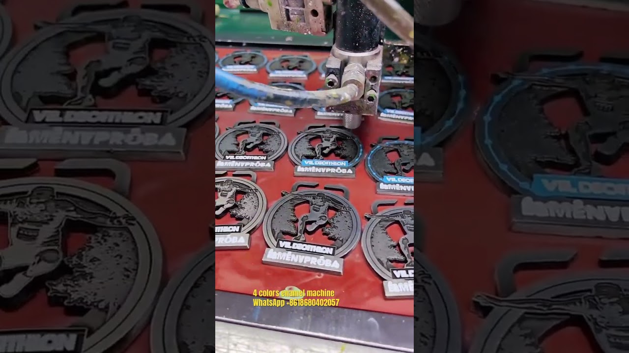 Ultimate Enamel Medal Maker : 4 Color Intelligent Visual Machine !