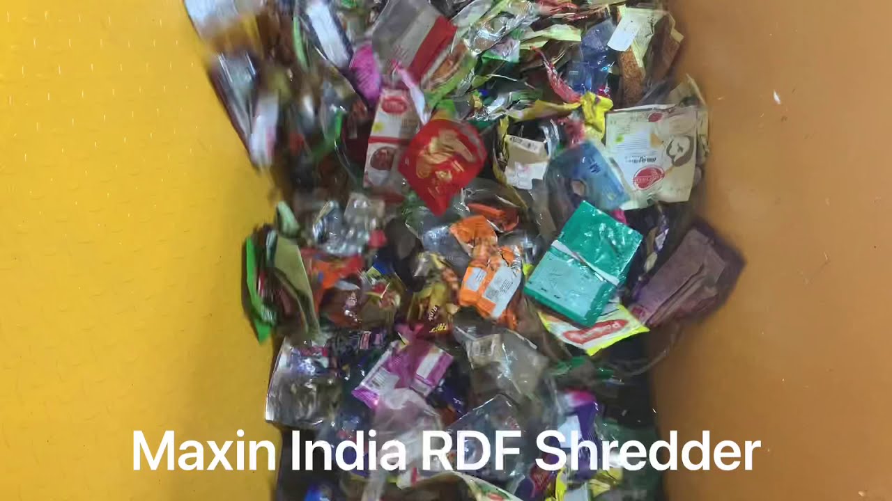 Plastic Chemical Barrel Shredder, RDF Shredder, Plastic Drum Shredder, #PlasticBlueDrumShredder