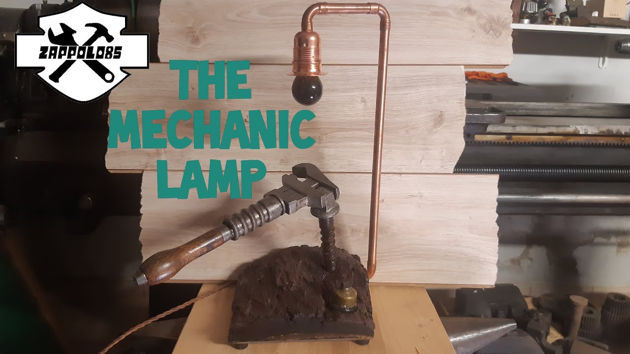 How I made a lamp for a special friend - Mechanic Lamp