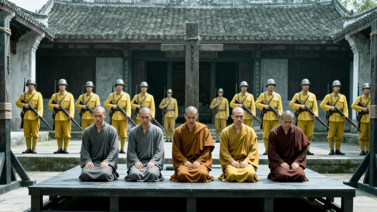 日軍血洗寺廟屠殺和尚，徹底激怒八路，埋伏全殲他們！