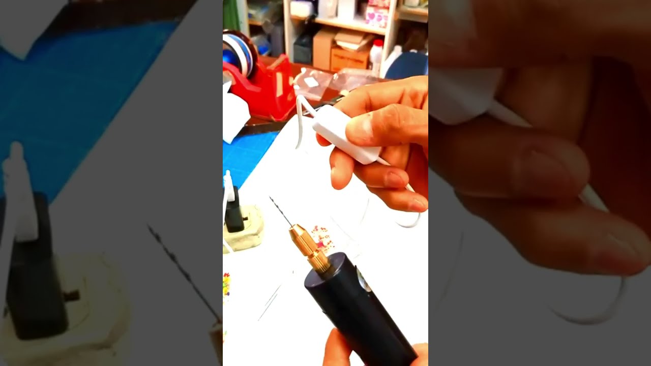 USO DEL MINI TALADRO ELECTRICO PARA RESINA
