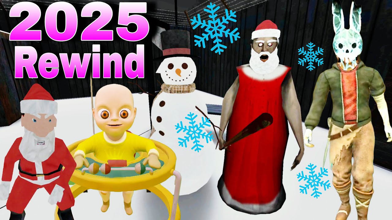 Granny V1.8.8 Little Santa vs Horror Tale 3 vs The Baby In Yellow | 2025 Rewind Games