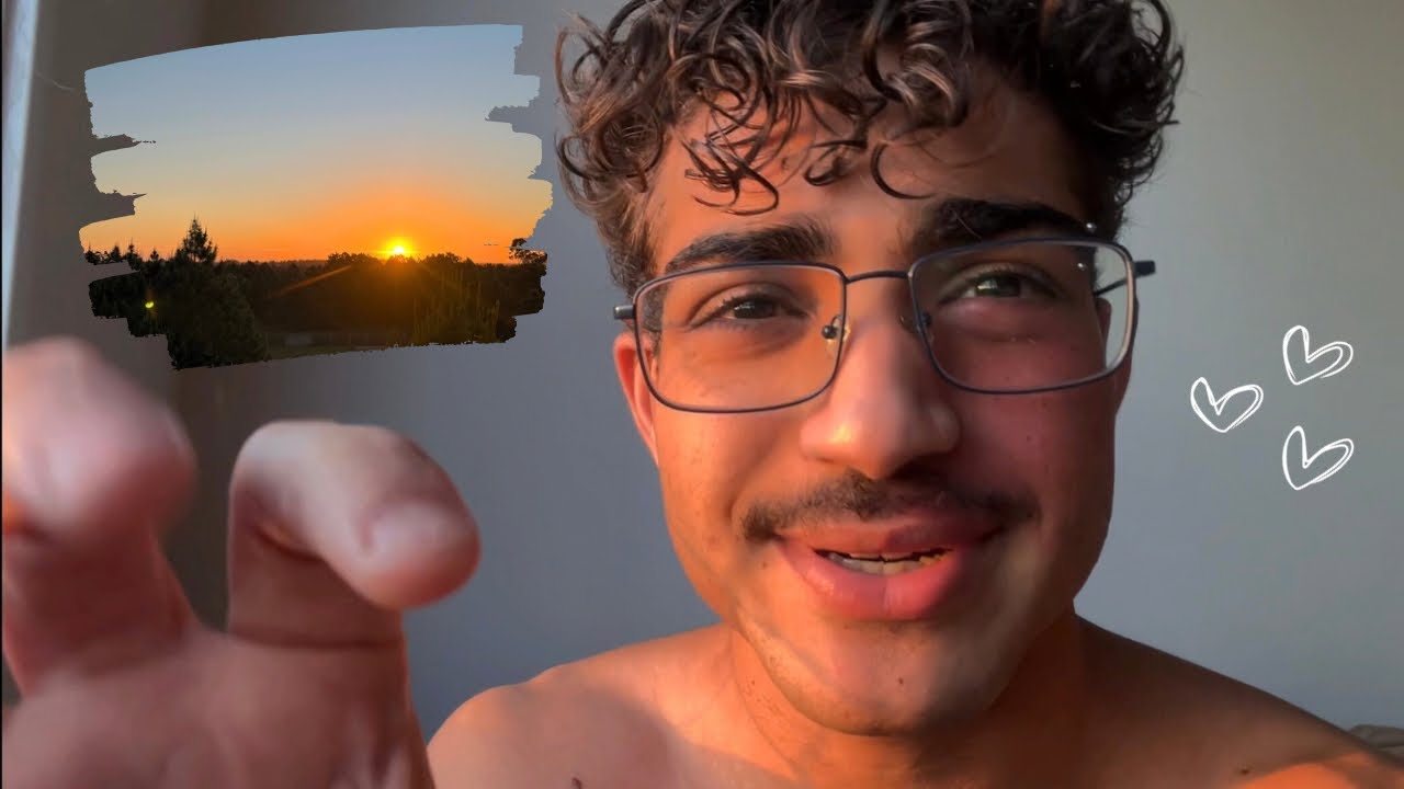 ASMR CASEIRO no pôr do sol 🌅 sons de boca e sussurro