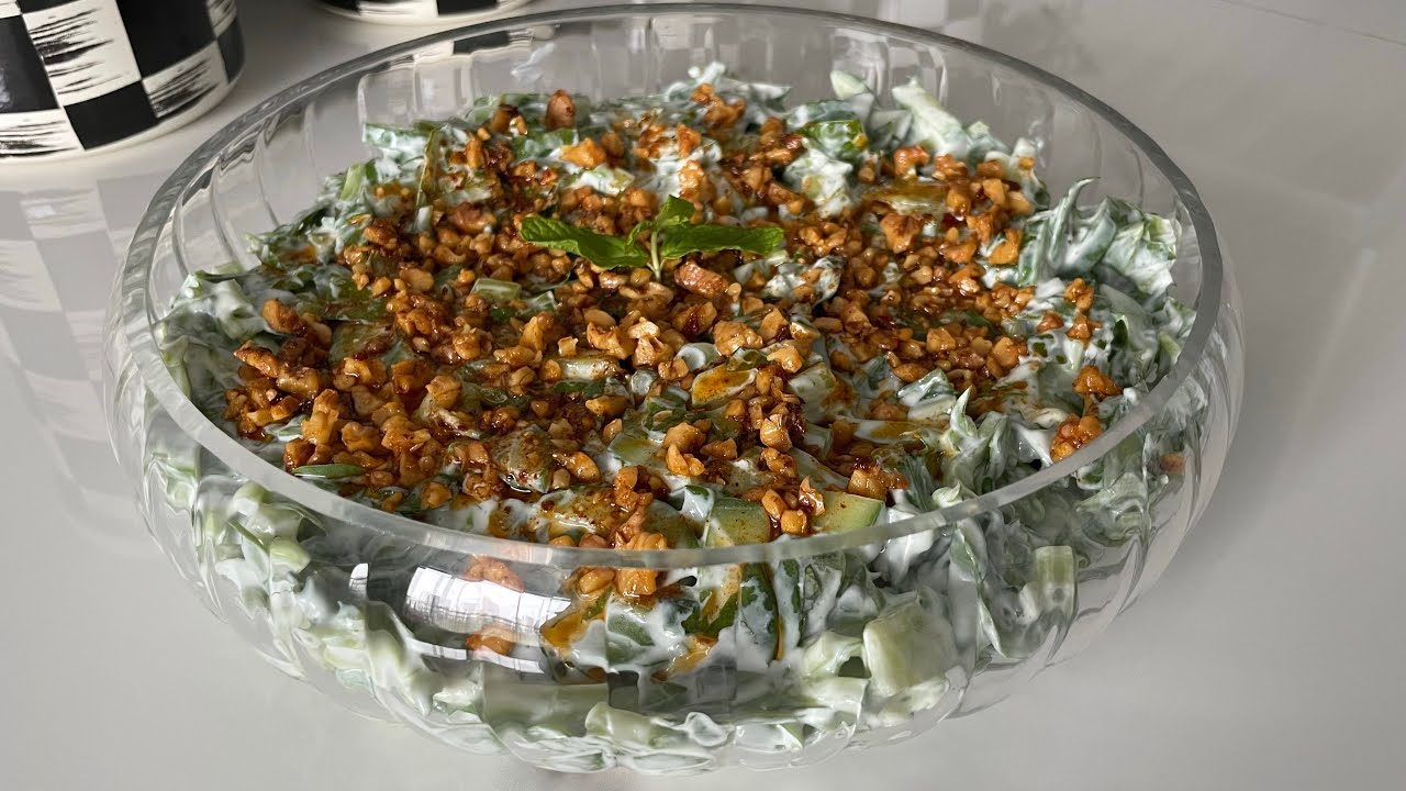 😋MİSAFİRLERİM BU SALATAYA BAYILDI 💯BU KADAR LEZİZ BİR SALATA YAPTIN MI  🥳Semizotu Salatası🤌