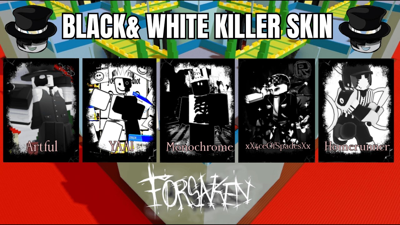 WINNING WITH BLACK AND WHITE KILLER SKINS IN [FORSAKEN]