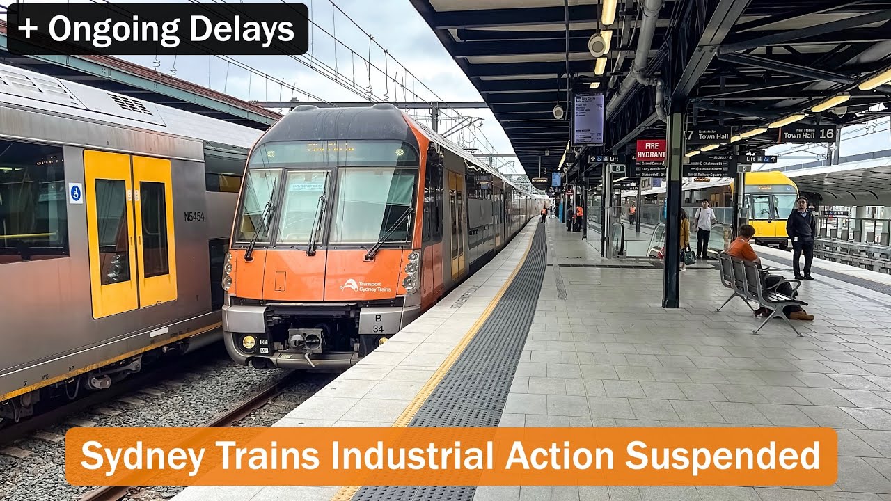 Transport for Sydney Vlog 929: Sydney Trains Industrial Action Suspended + Ongoing Delays