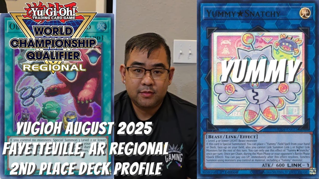 Yugioh August 2025 Fayetteville, AR Regional 2nd Place Profile - Yummy - Khoa Chau