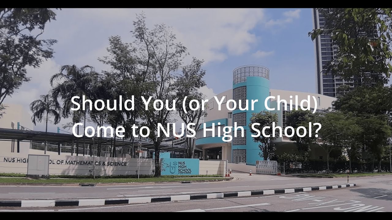 Should You (Or Your Child) Come to NUS High School?