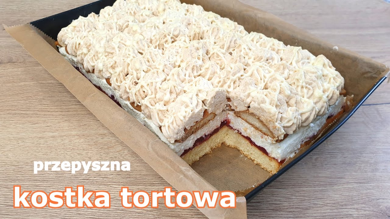 Wyśmienite ciasto tortowe z dwoma przepysznymi kremami 👌 idealne do kawy lub herbaty na każdą okazję