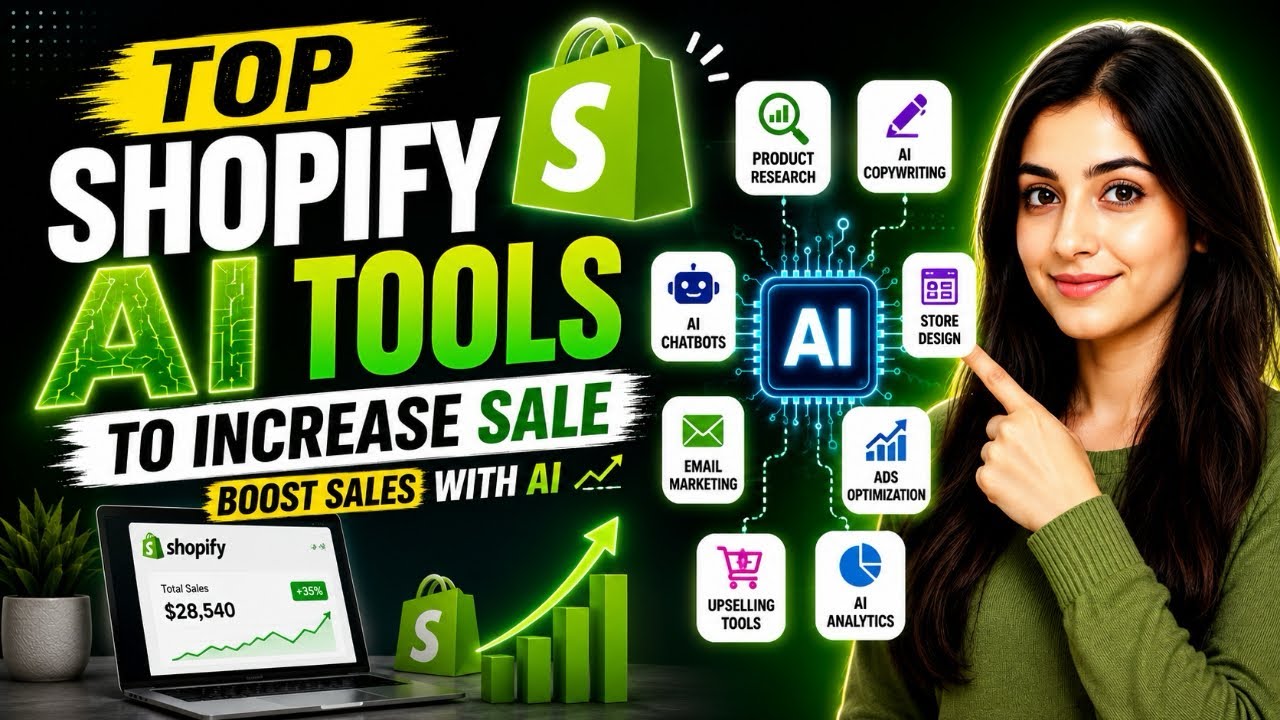 Shopify AI Tools That Boost Sales | Grow Your Store | AI Power for Shopify Success!