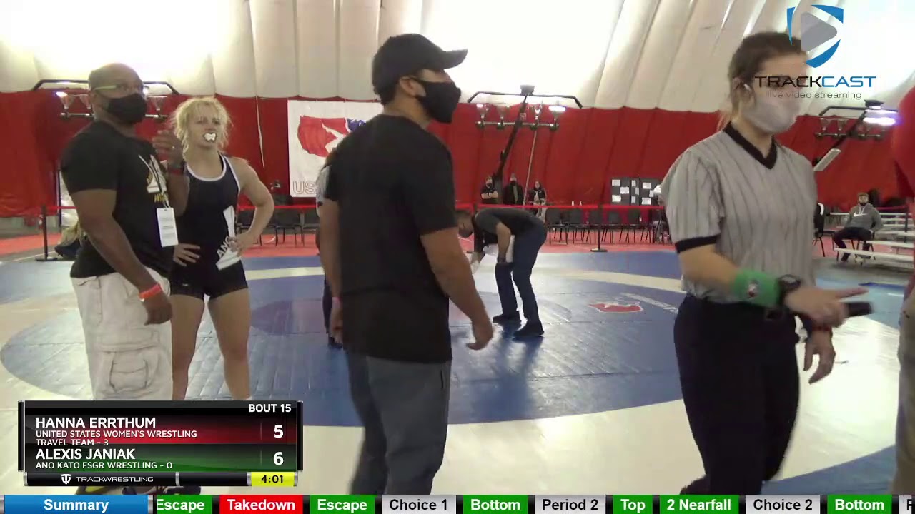 USAW TOA Club Duals HS Boys/[boutNo] 132 Hanna Errthum United States Womens Wrestling Travel Team