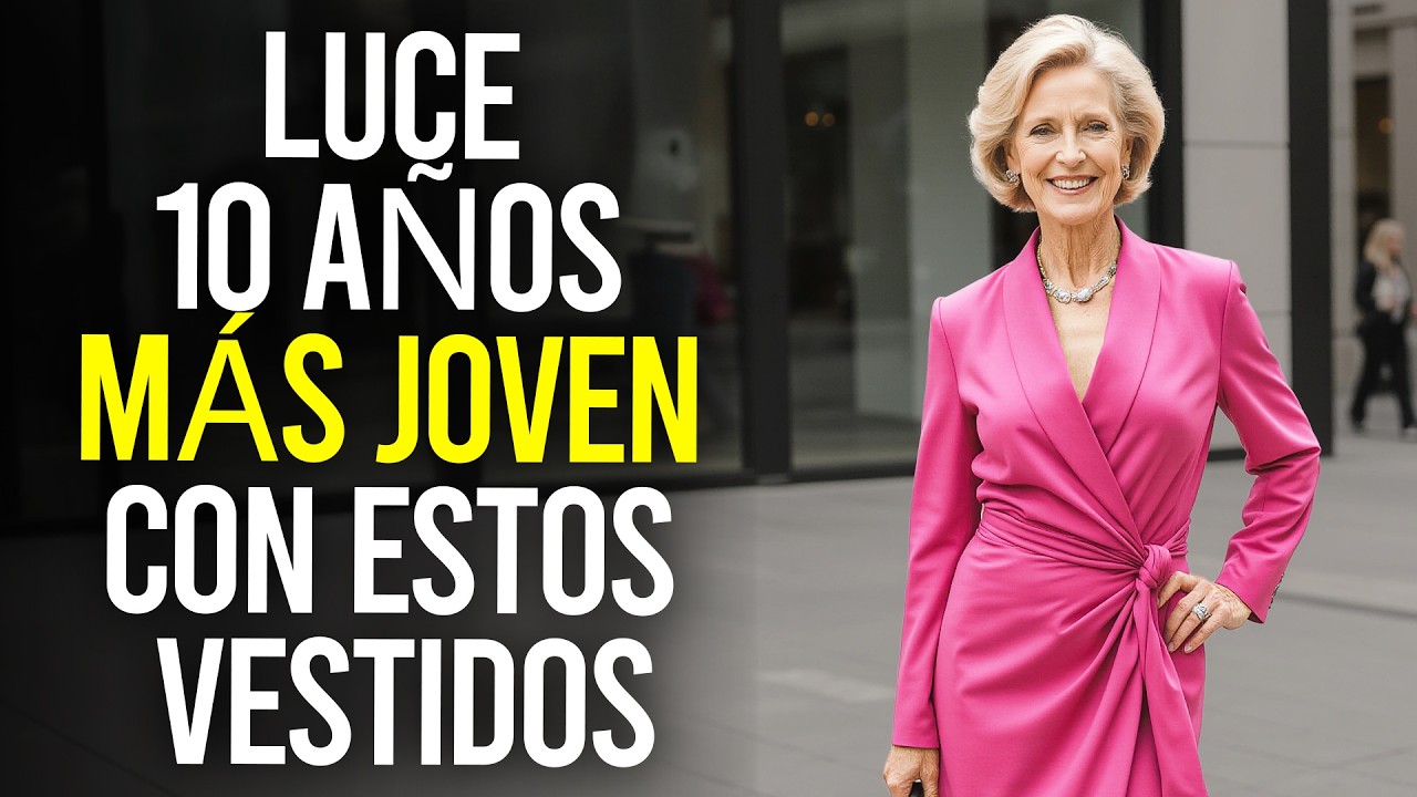 10 Vestidos que te Hacen Lucir 10 Años Más Joven — Perfectos para Mujeres Mayores de 60
