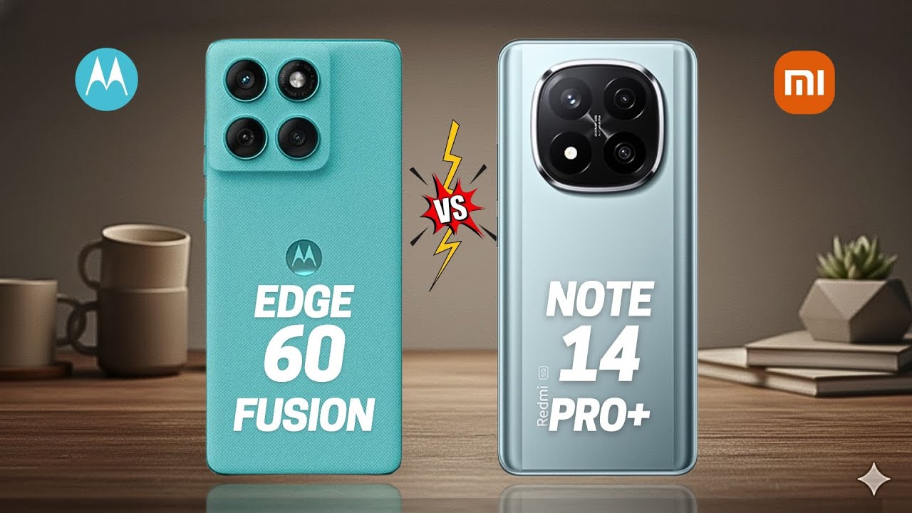 Motorola Edge 60 Fusion vs Redmi Note 14 Pro Plus  Full comparison ⚡Which one is Best