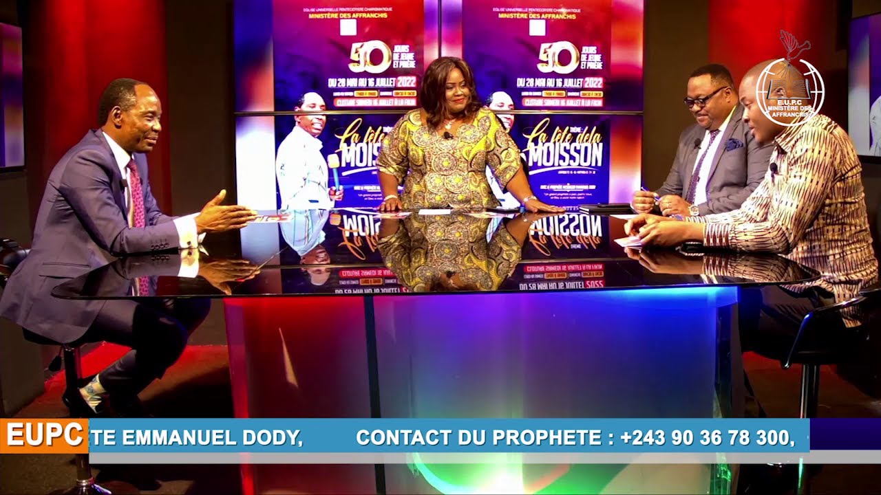 PROPHETE EMMANUEL DODY PARLE DU BIENFAIT DE LA MOISSON NTEKE NA NKOLO AVEC SOPHIA NJIBA,TONTON JACKO