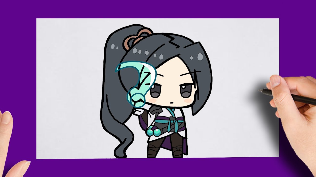 How to Draw Mini Sage - Valorant