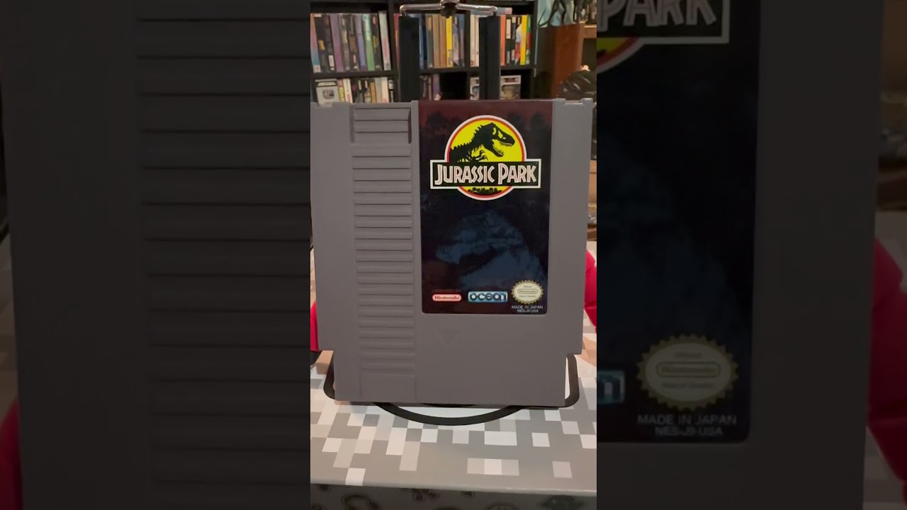 ￼ Jurassic Park on NES #90s #nintendo #nes