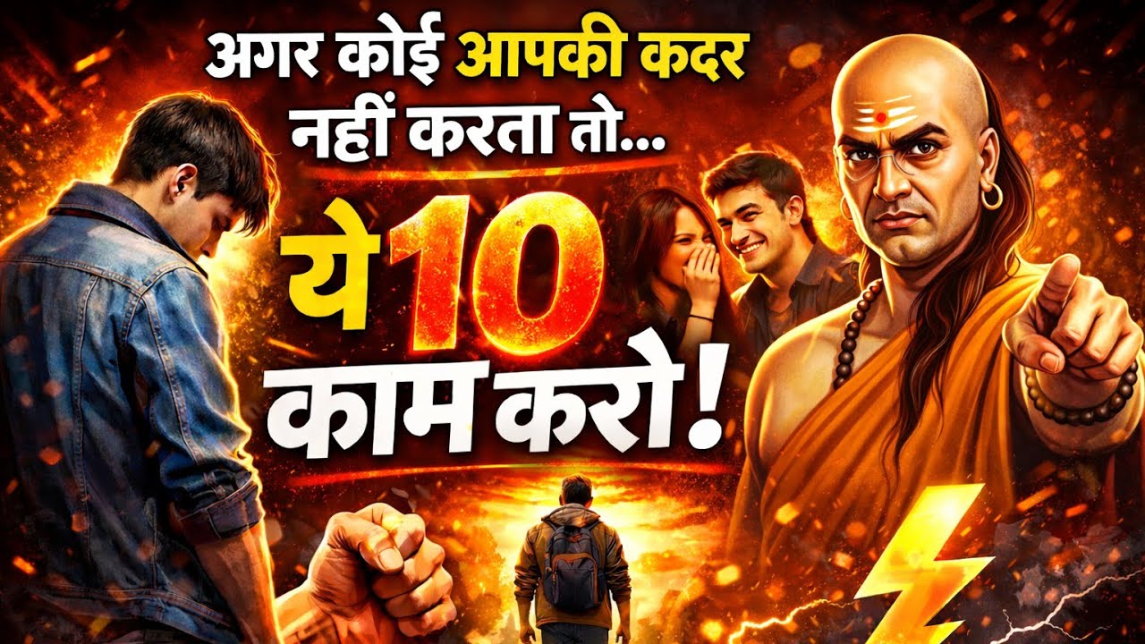  अगर कोई आपकी कदर नहीं करता तो ये 10 काम करो | Chanakya Niti 