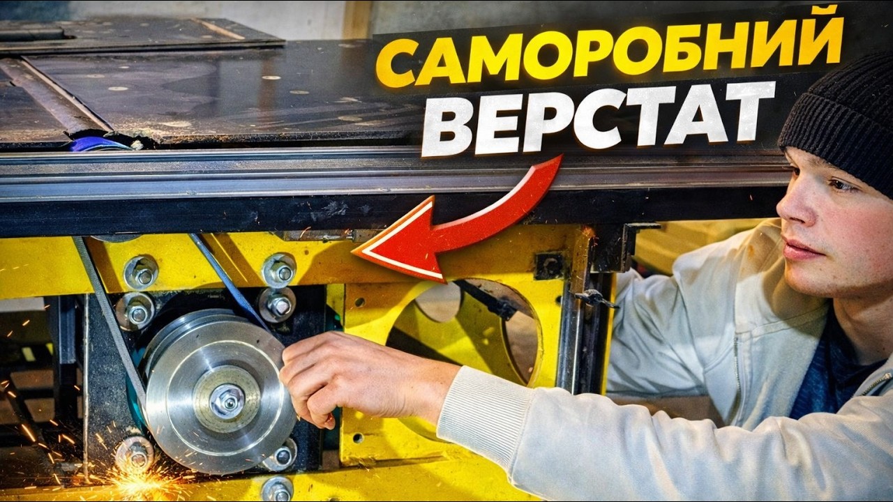 Саморобний деревообробний верстат (станок) | Фуганок, пила, каретка