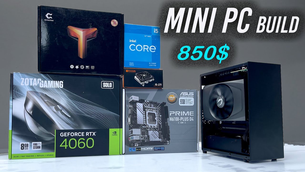 Bulding  intel i5 RTX 4060 Mini-itx Gaming PC  - $850