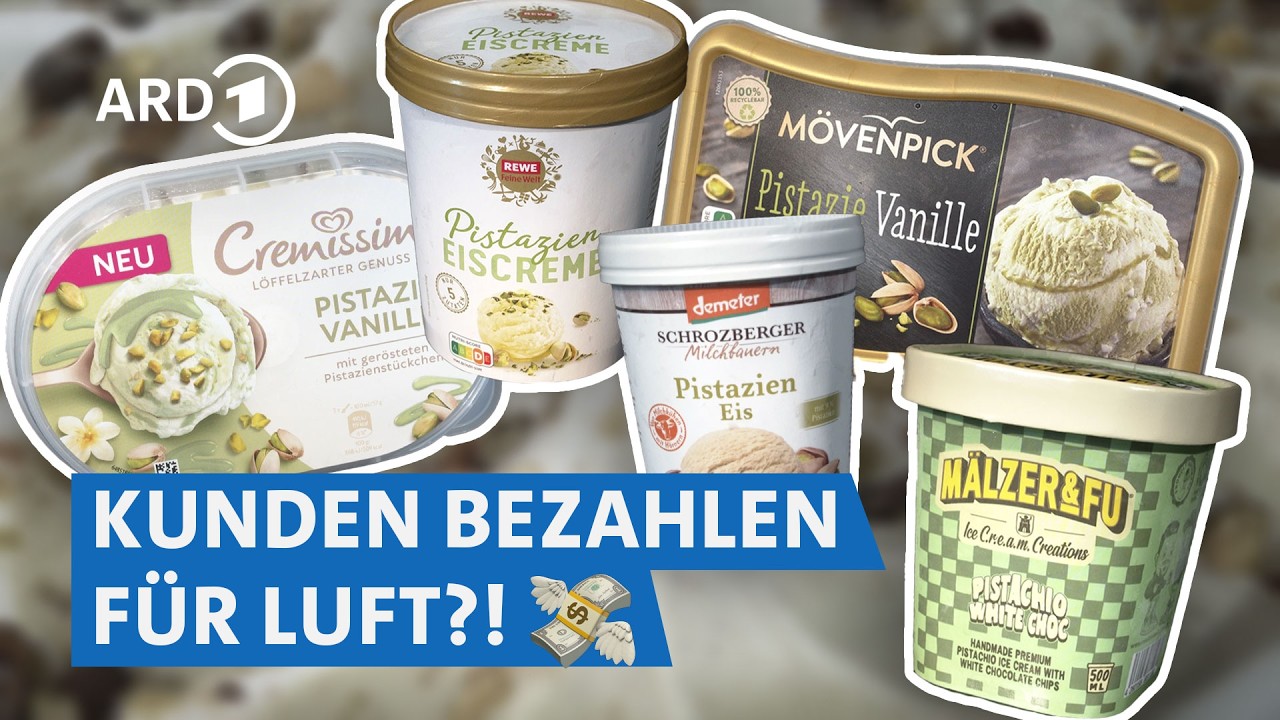 Pistazieneis von Mövenpick, Cremissimo & Co. im Test (2025) | Markt NDR