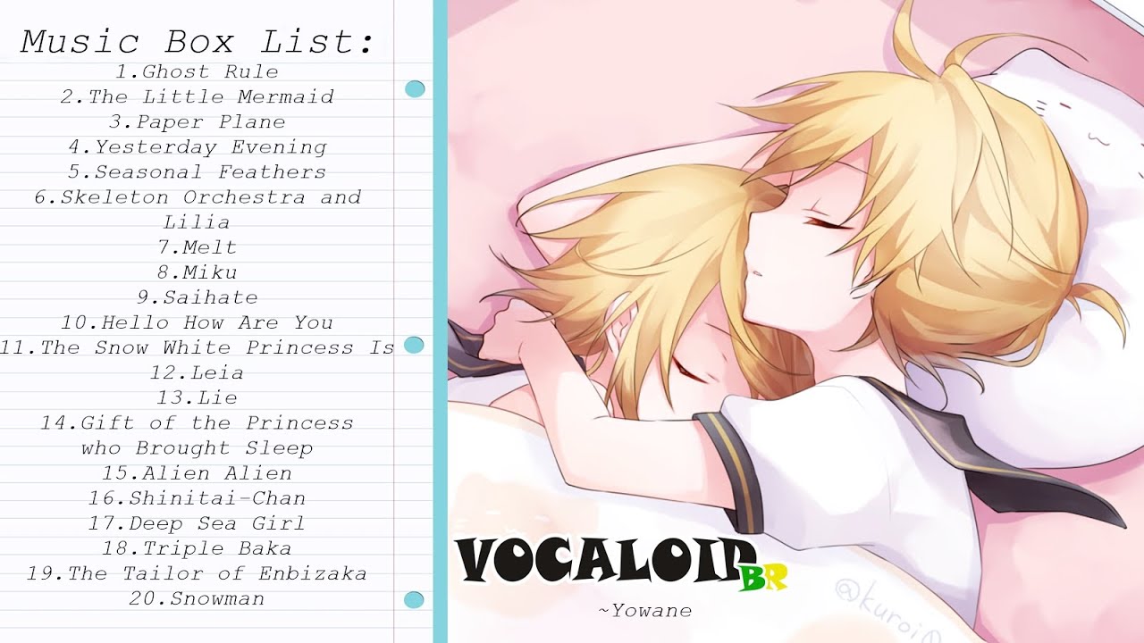 Vocaloid Music Box |Sleeping with Vocaloid|No voice, only music.