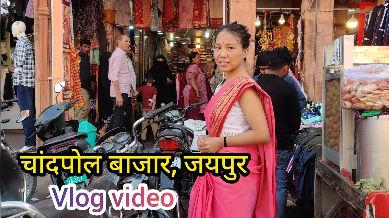 Exploring Chandpole Bazar, Jaipur: A Vibrant Market Vlog 🛍️✨
