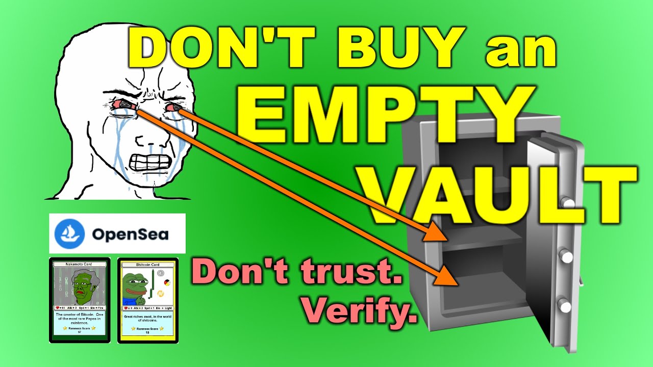 MUST WATCH before buying Rare Pepes on OpenSea - EMPTY Emblem Vaults!