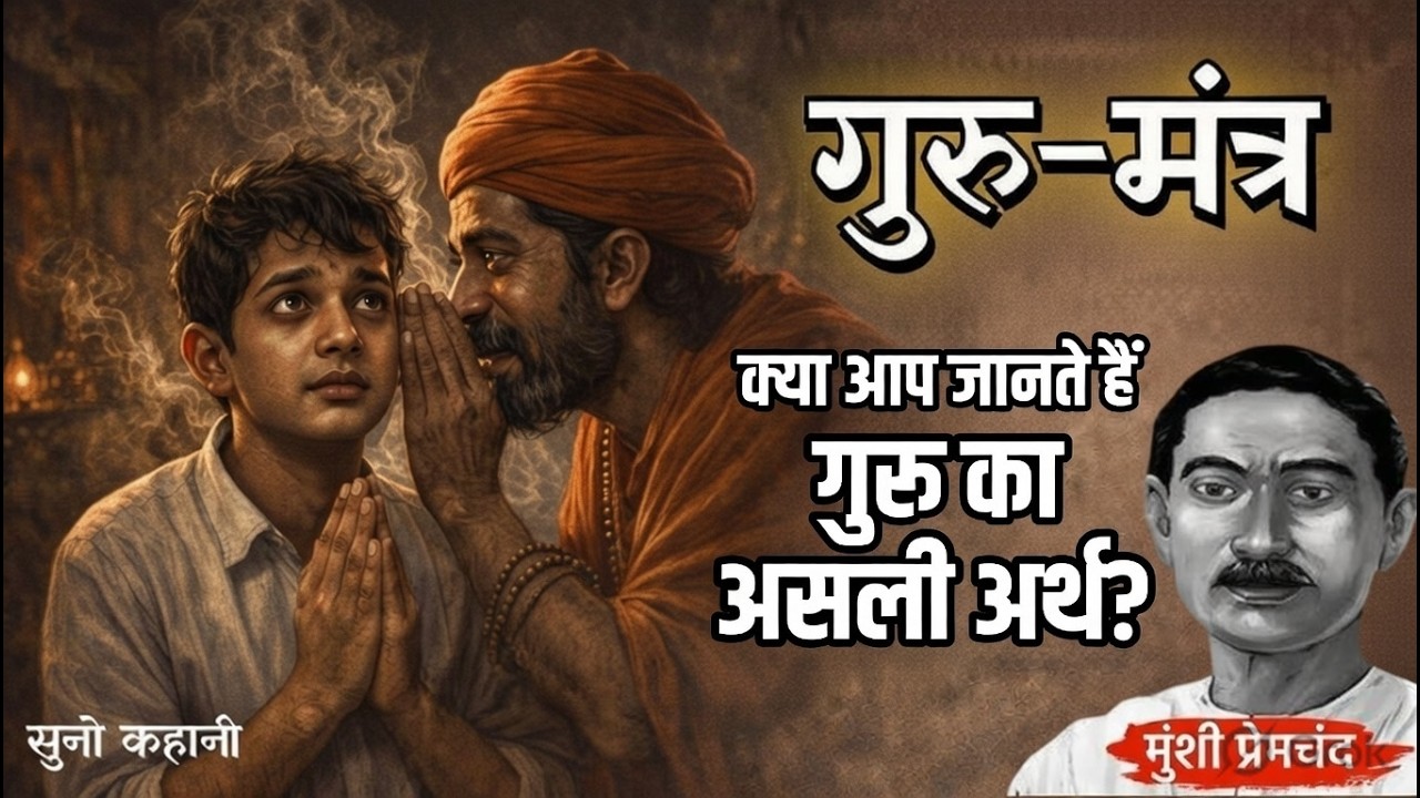 एक मंत्र जो जीवन बदल देगा! 😱 | गुरु मंत्र - मुंशी प्रेमचंद | Full Hindi Story | Emotional Satire #lk