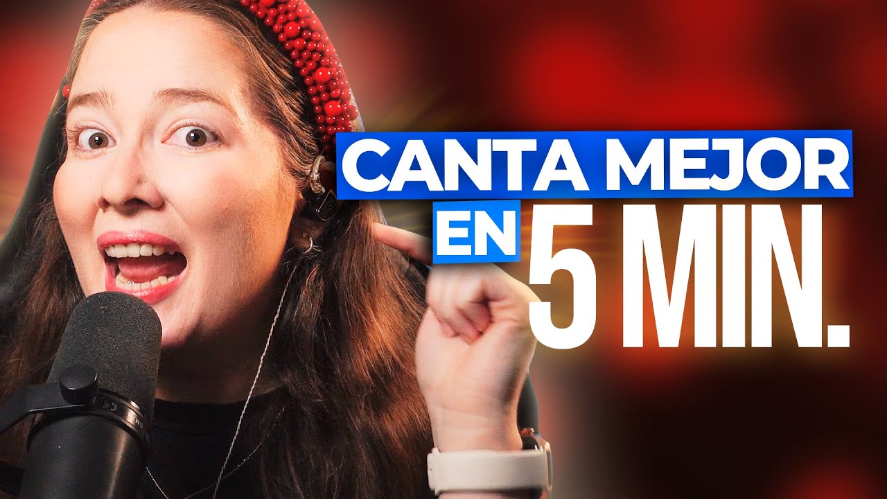 ¡Prepara tu voz para cantar en 5 MINUTOS!  con este CALENTAMIENTO VOCAL | YEKA COACH