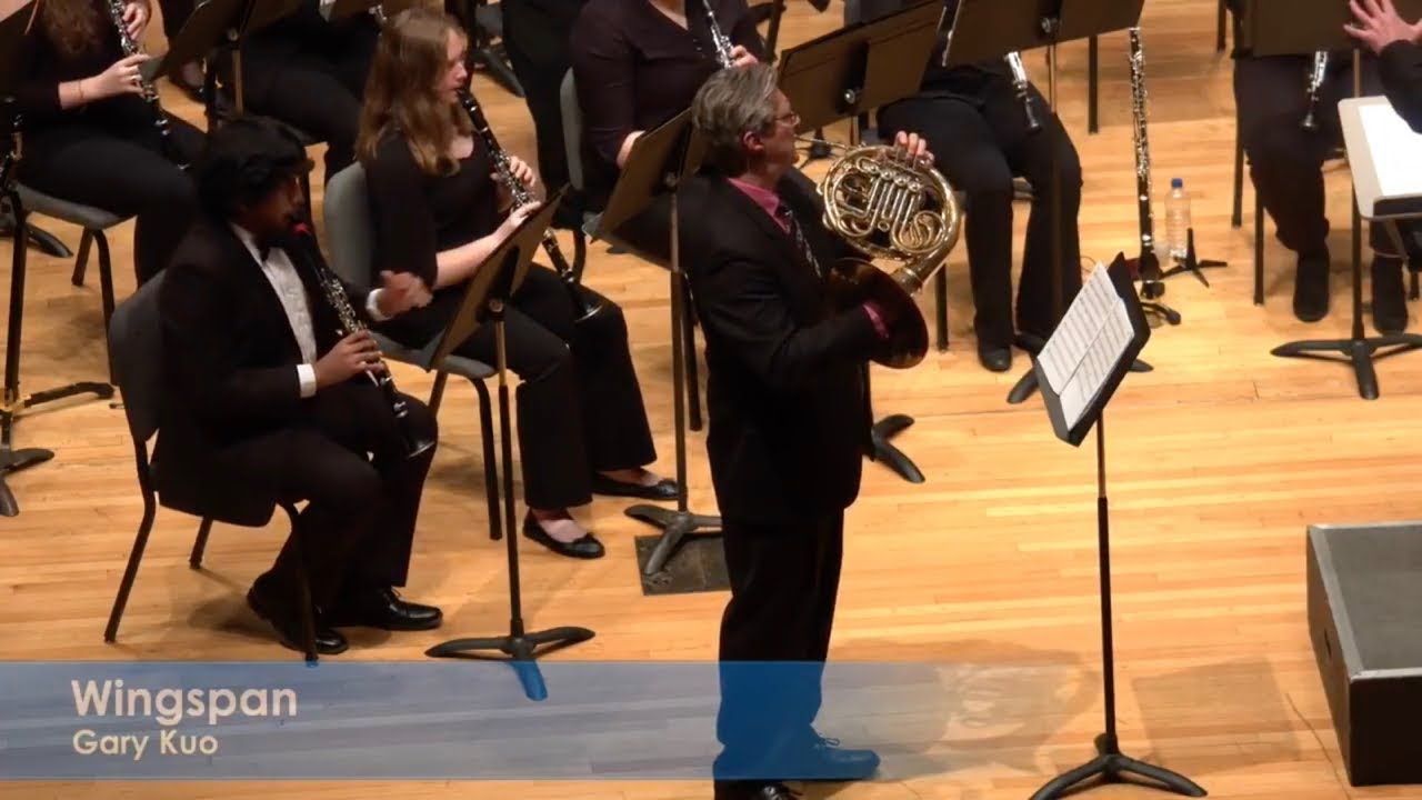 WINGSPAN for Solo Horn and Concert Band - Gary Kuo - Dr. Marc Guy - SUNY Fredonia