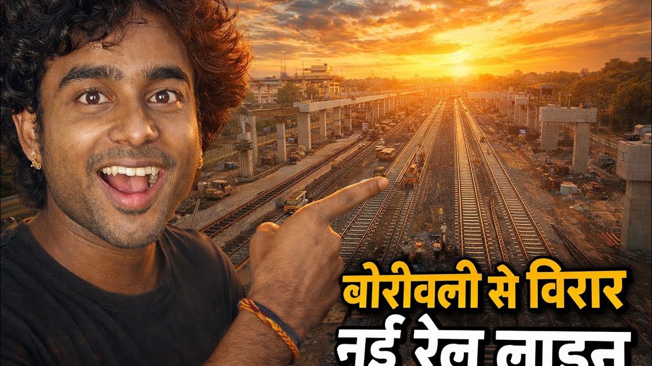 Mira Road Railway Update 🚆 | Borivali–Virar New Line Work