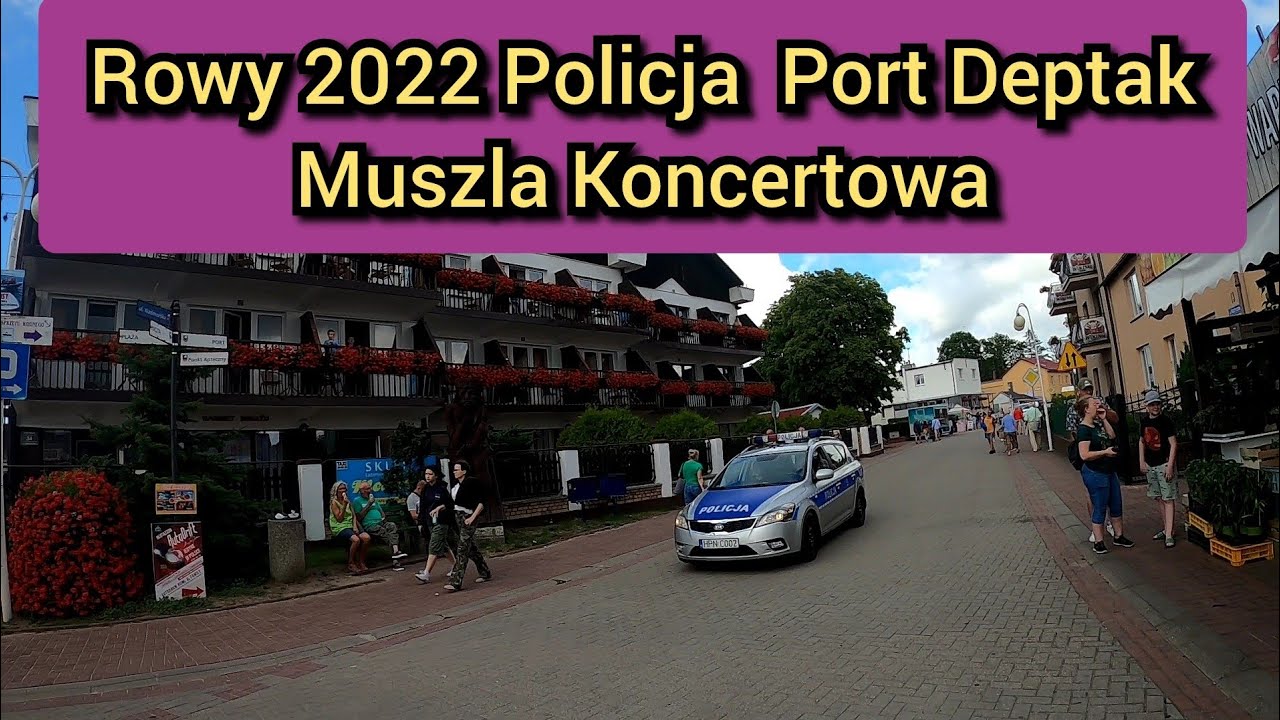 Rowy 2022- Wydmy, Port, Muszla Koncertowa, Deptak, Centrum, Deptak, Holiday Resort