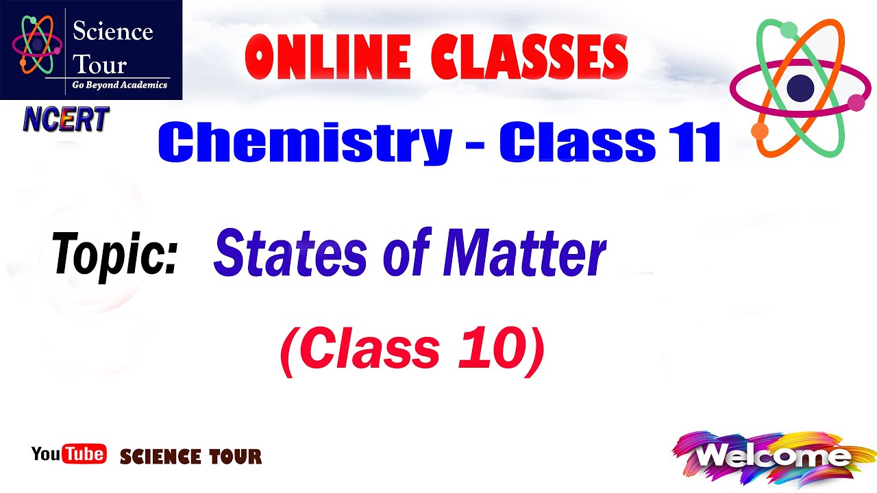 Class 11 Chemistry | States of Matter (Class 10) | PUC Science Online Class | Mr Jais Antony