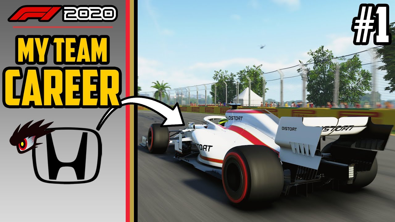 F1 2020: My Team Career #1 - RETURN OF HONDA RACING! | Australian GP