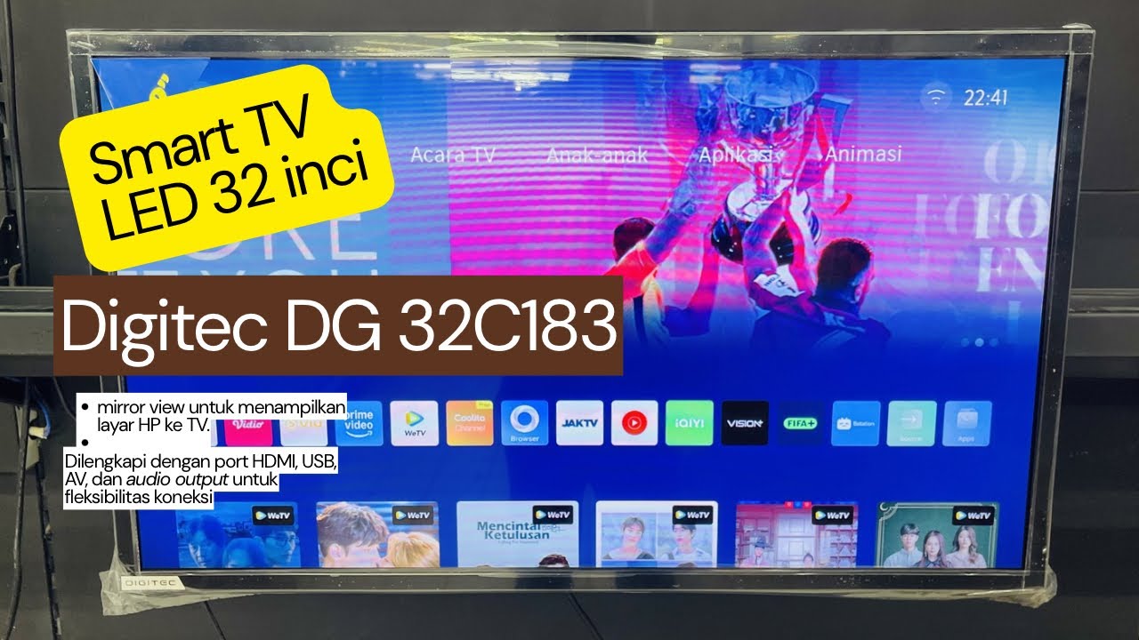 Review Digitec DG 32C183 Smart TV LED 32 inci harga Murah kualitas terbaik #review #ledtv #digitec 