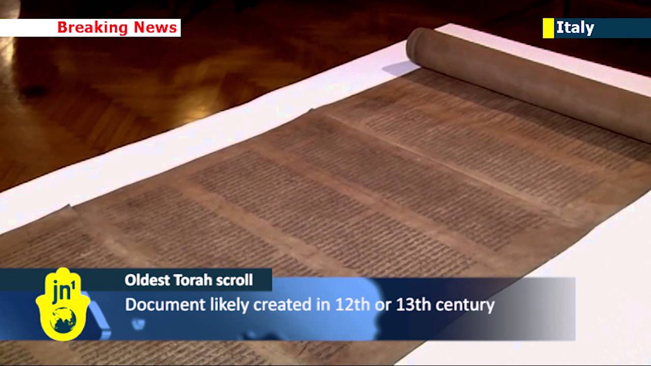 World's Oldest Torah: Italian scholars believe they have discovered oldest complete Torah scroll