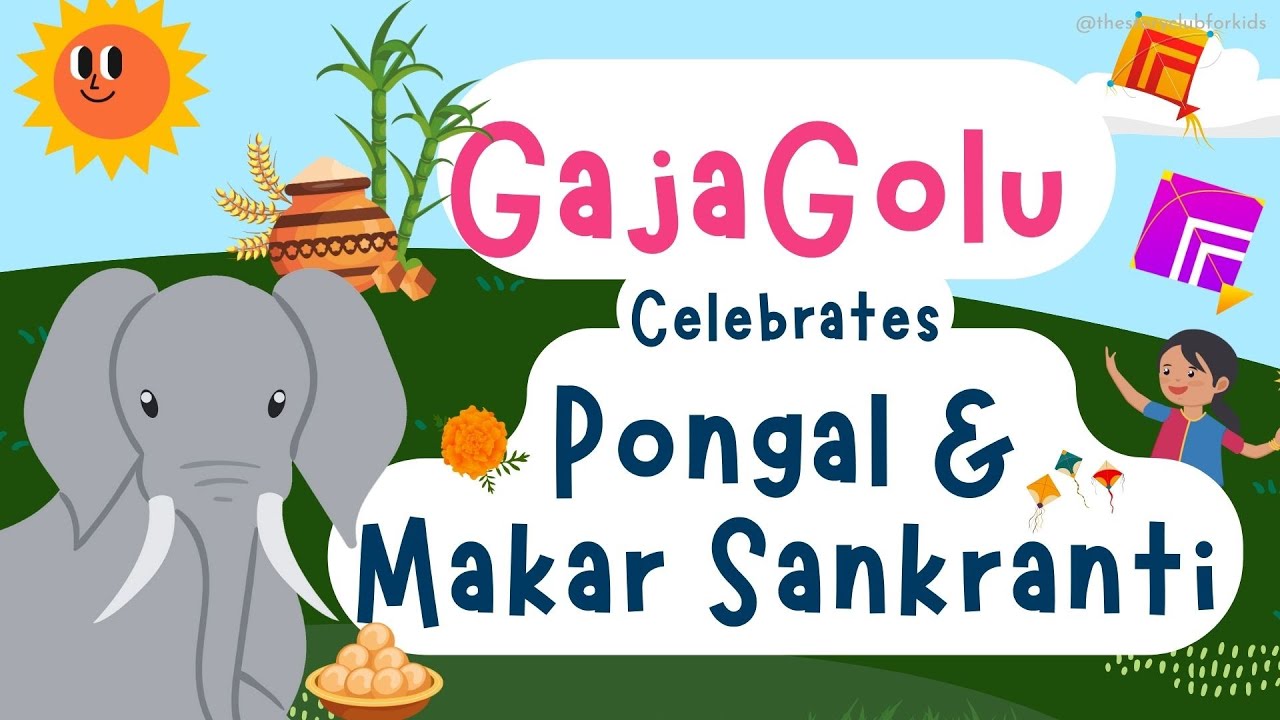 GajaGolu Celebrates Pongal & Makar Sankranti | English Story For Kids | Bedtime Stories #sankranti