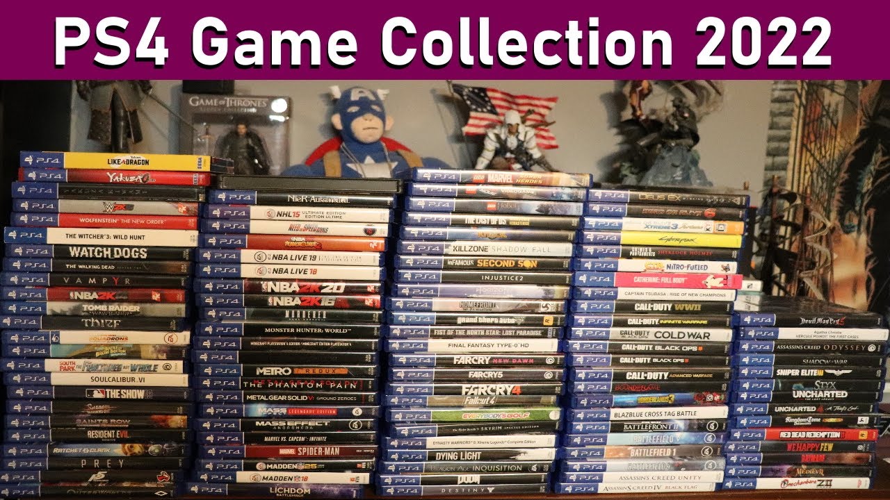 PS4 Game Collection 2022 (109 Games)
