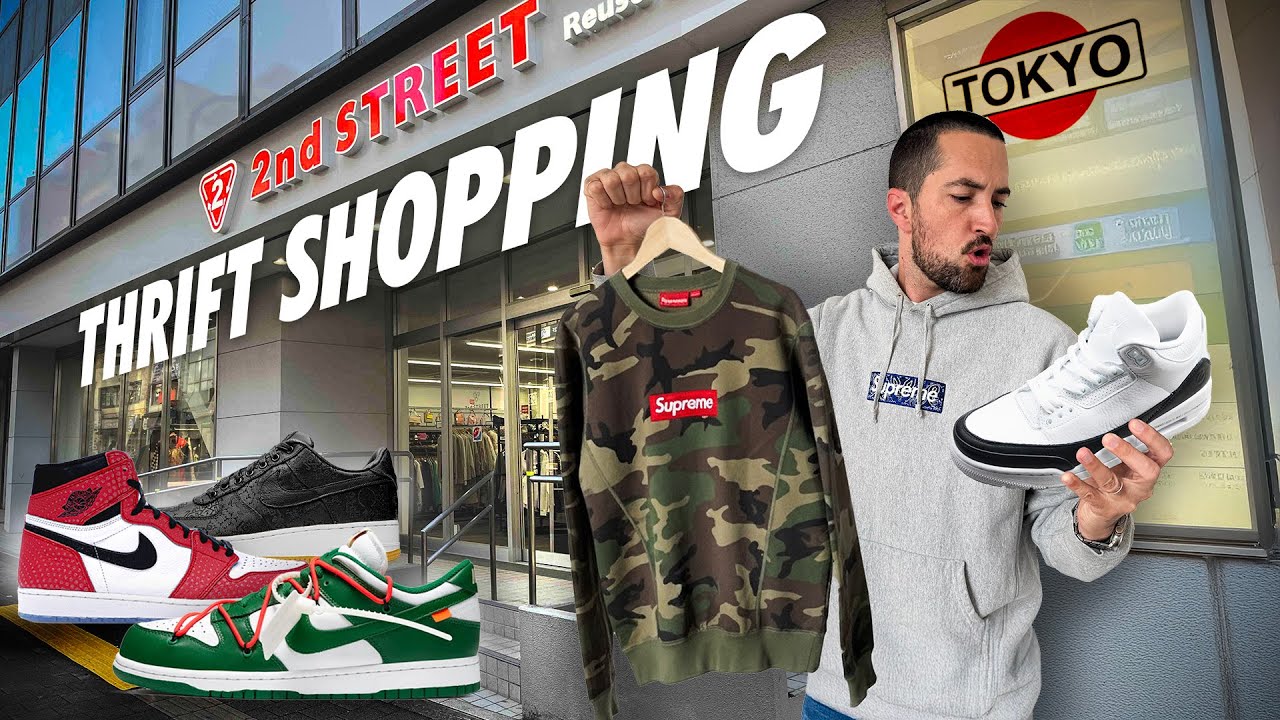 THRIFT SHOPPING & SNEAKERS EN TOKYO: ¡SUPREME, OFF-WHITE Y FRAGMENT EN UN 2ND STREET GIGANTE!