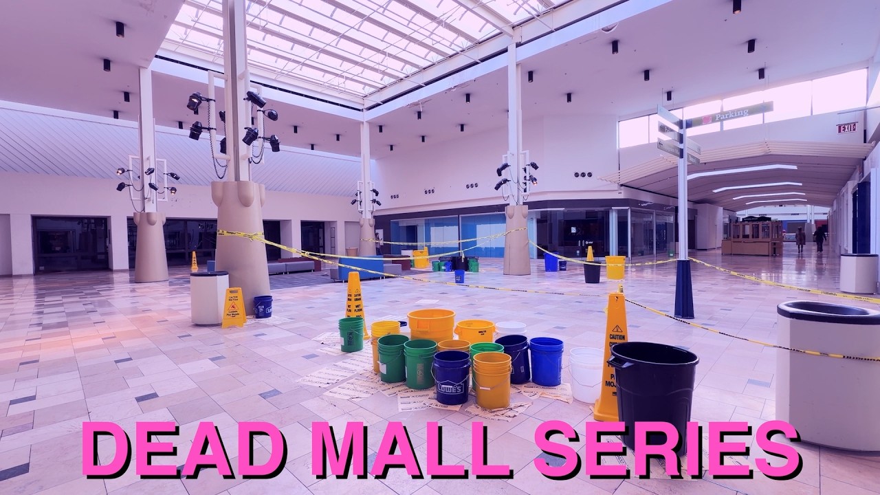 DEAD MALL SERIES : Decaying Biohazard : Exton Mall Has Expired and Is Full of Water Buckets and Mold