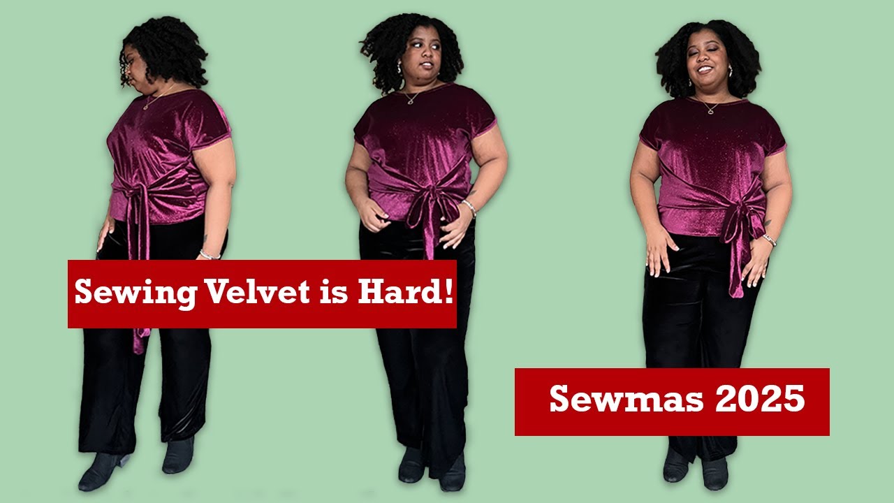 Making a Holiday Party Top - Sewmas