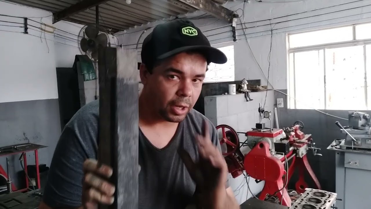será que dá certo plainar cabeçote na lixa?