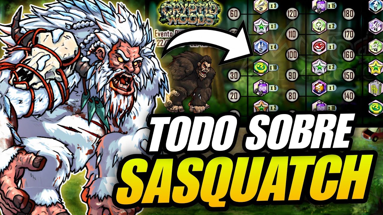 TODO SOBRE LA NUEVA INCURSI&Oacute;N 🔥 AN&Aacute;LISIS SASQUATCH | RECOMPENSAS - Mutants Genetic Gladiators