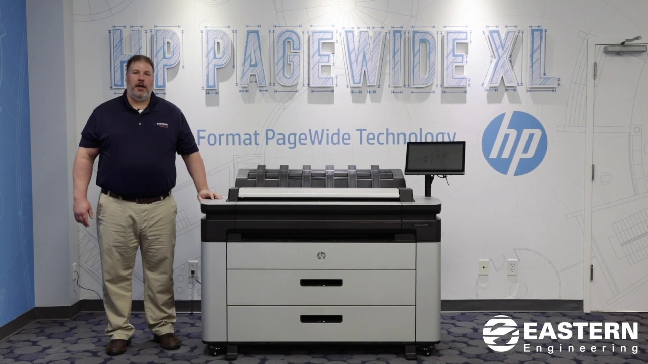 HP DesignJet XL 3600 Wide Format Printer demonstration with Mike Hesser Eastern Engineering