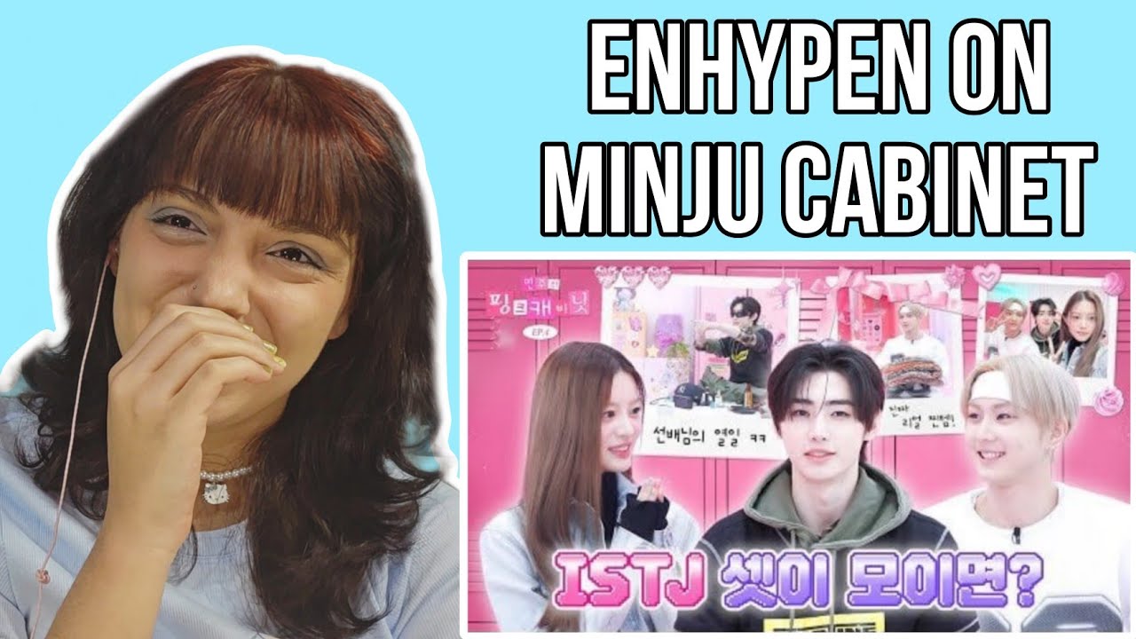 SUNGHOON vs Female SUNGHOON's reaction battle | Minju's Pink Cabinet Ep.4 | ENHYPEN REACTION