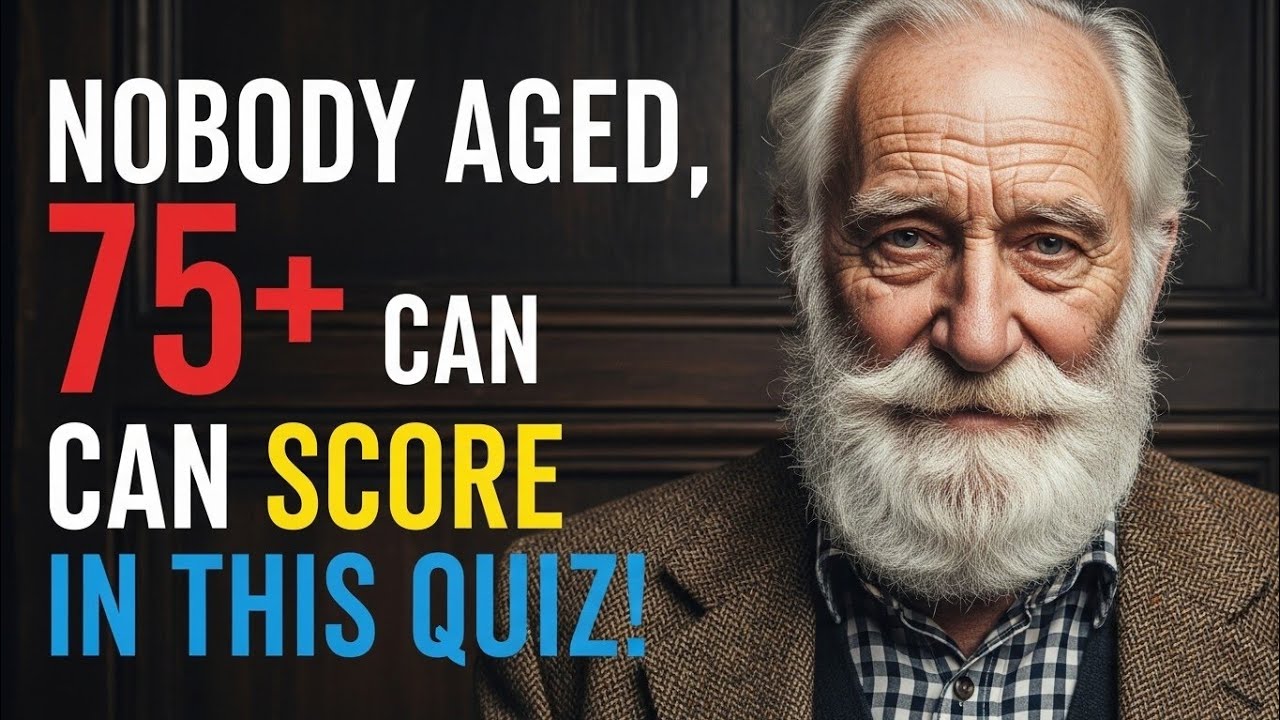 NOBODY AGED 75+ CAN SCORE ABOVE 3 IN THIS QUIZ! 🤯 || Hard Brain Challenge 2026
