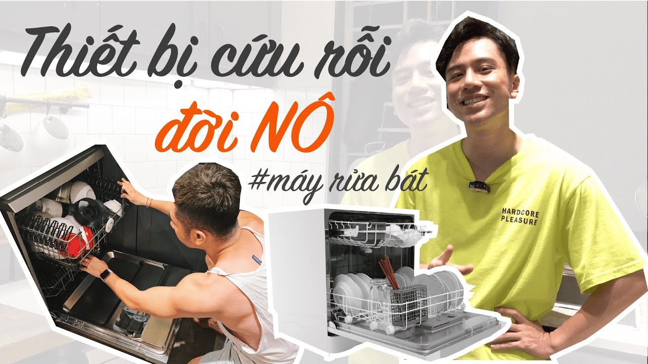 KHÁM PHÁ SỰ KÌ DIỆU CỦA MÁY RỬA BÁT - Thiết bị cứu rỗi đời Nô ;)) // Dinology