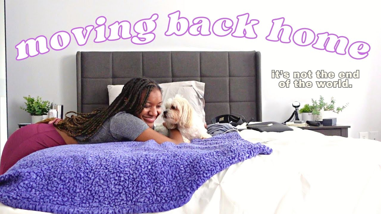 unemployed + moving back in with my parents.... | moving vlog 03 📦