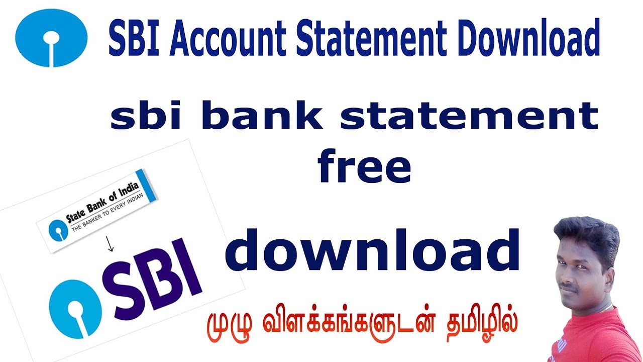 sbi bank account statement download throught online anywhere personal apps