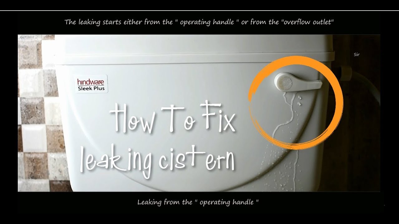 How to Fix a LEAKING TOILET CISTERN